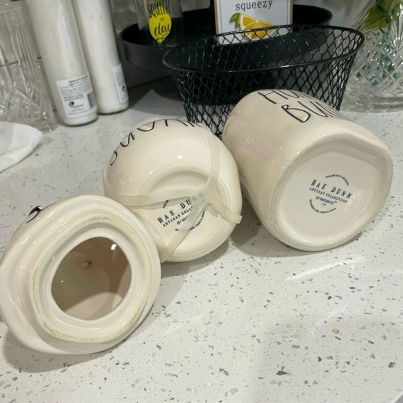 Reduced! NEW🐰 Rae Dunn 🌷 Easter bunny rabbit mug & topper+sugar bowl & topper - Picture 6 of 6